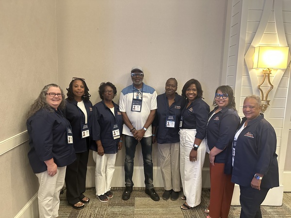 Staff and Commissioners from Auburn and LaFayette Housing Authorities posed as group at AAHRA